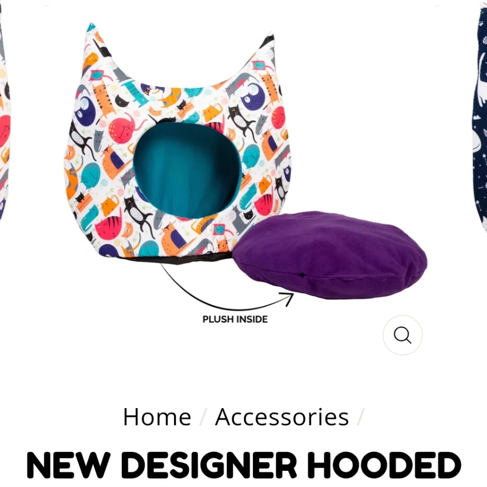 Pet Krewe Modern Cat Cave Bed